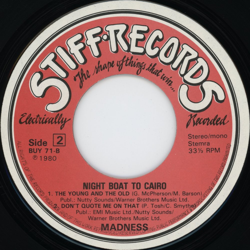 Work Rest & Play EP, Netherlands, 1980 – Madnessography